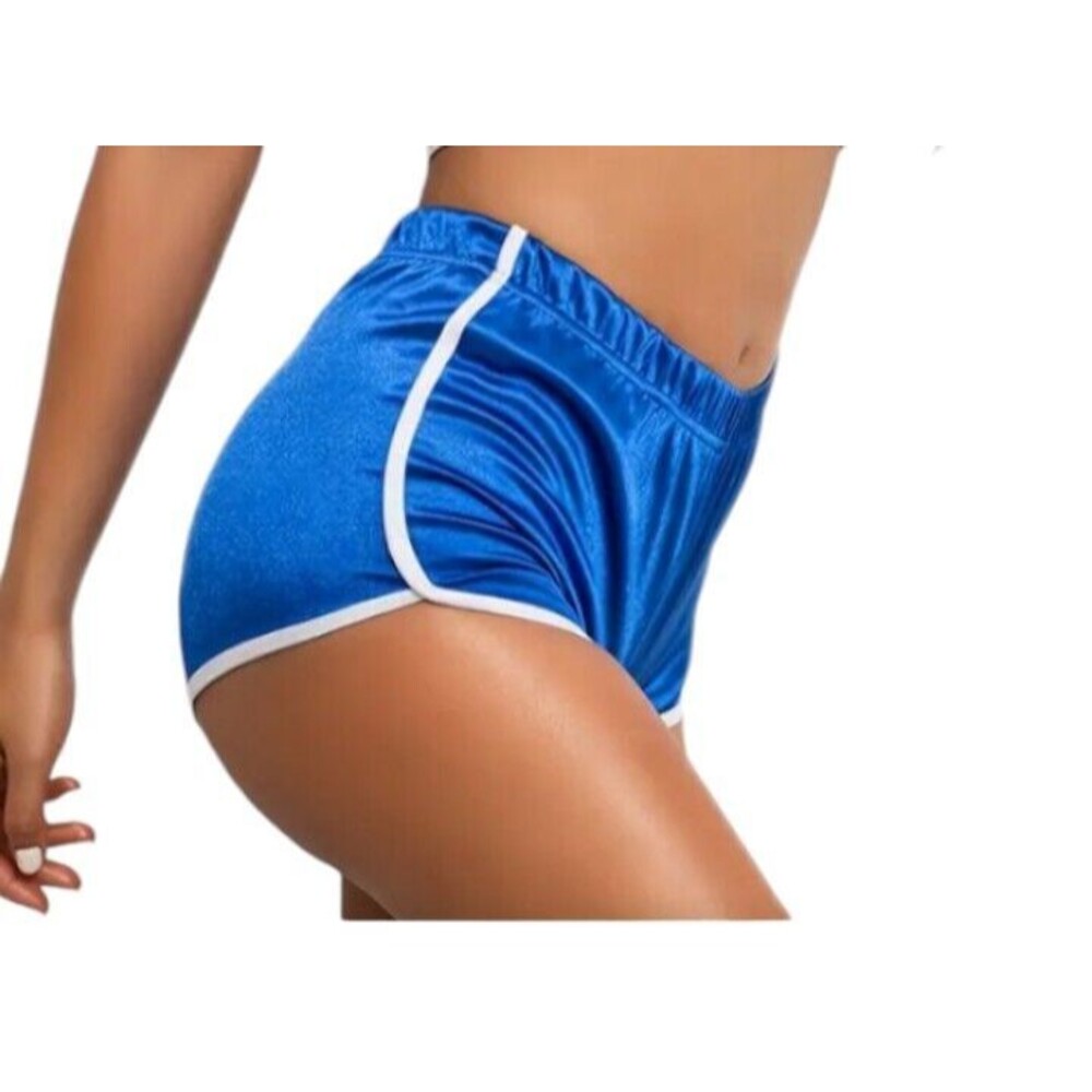 Women's (Yoga/Dance/Athletic)-(Summer)-(Shorts)-(Blue)-(Size-XL)-(New)-$20.00 - Picture 2 of 5